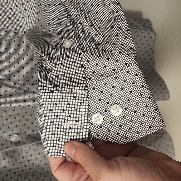 Geoffrey Beene Slim Fit Flex Collar - Stretch, Button Up Dress Shirt - Picture 8 of 13